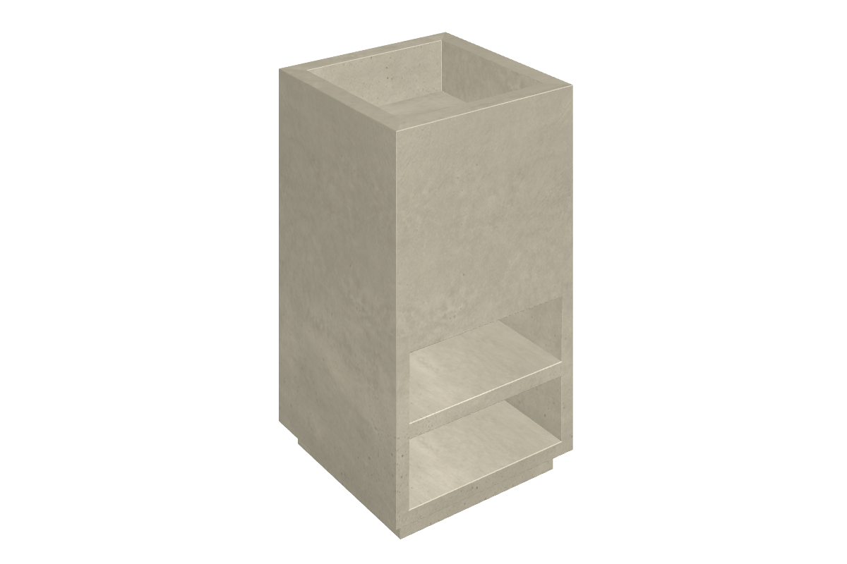 Cube Washbasin Shelf 50