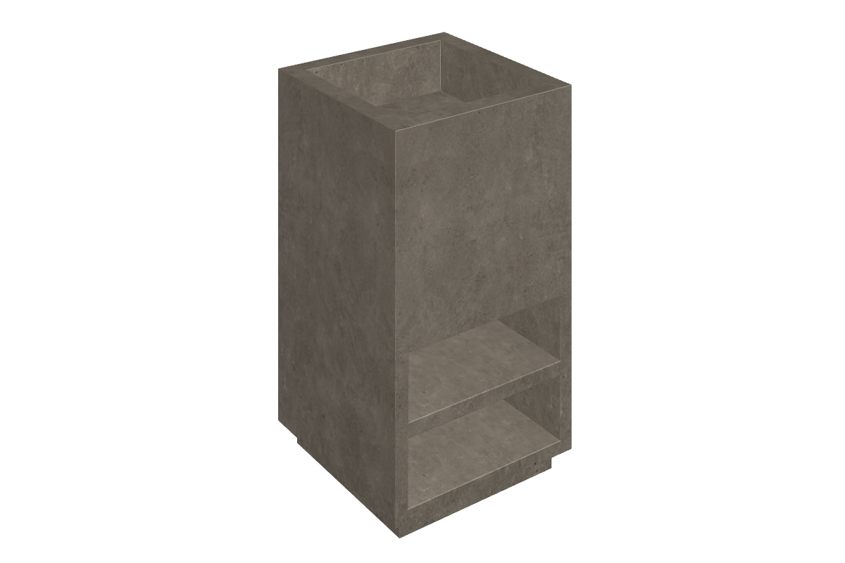 Cube Washbasin Shelf 50