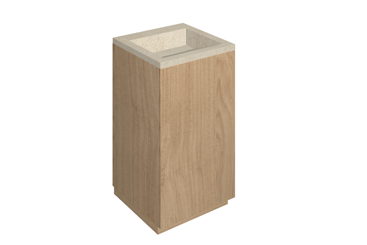 Cube Air Washbasin 50 Wood