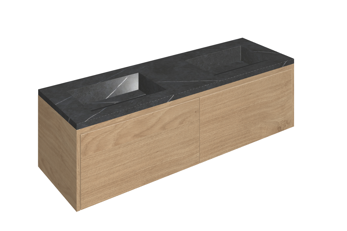 Fly Air Washbasin Duo 150 Wood